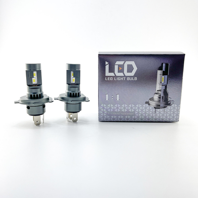 হাই লো বিম H1 H4 H13 কার LED লাইট বাল্ব 12V সাদা জলরোধী 72W LED হেডলাইট